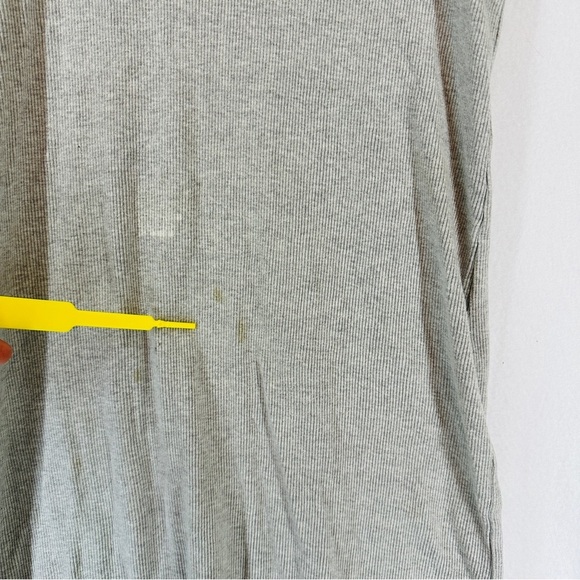 Ralph Lauren Midi Dress Sleeveless Size M Gray 100% Cotton - Picture 6 of 12